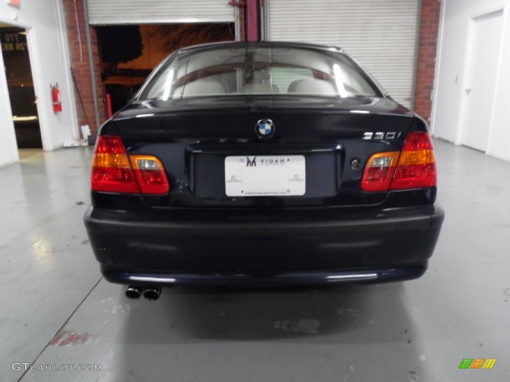 2003 3 Series 330i Sedan - Orient Blue Metallic / Sand photo #12