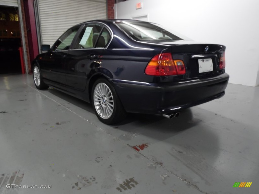 2003 3 Series 330i Sedan - Orient Blue Metallic / Sand photo #16