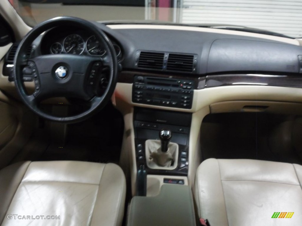 2003 3 Series 330i Sedan - Orient Blue Metallic / Sand photo #24