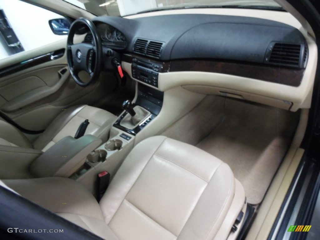 2003 3 Series 330i Sedan - Orient Blue Metallic / Sand photo #26