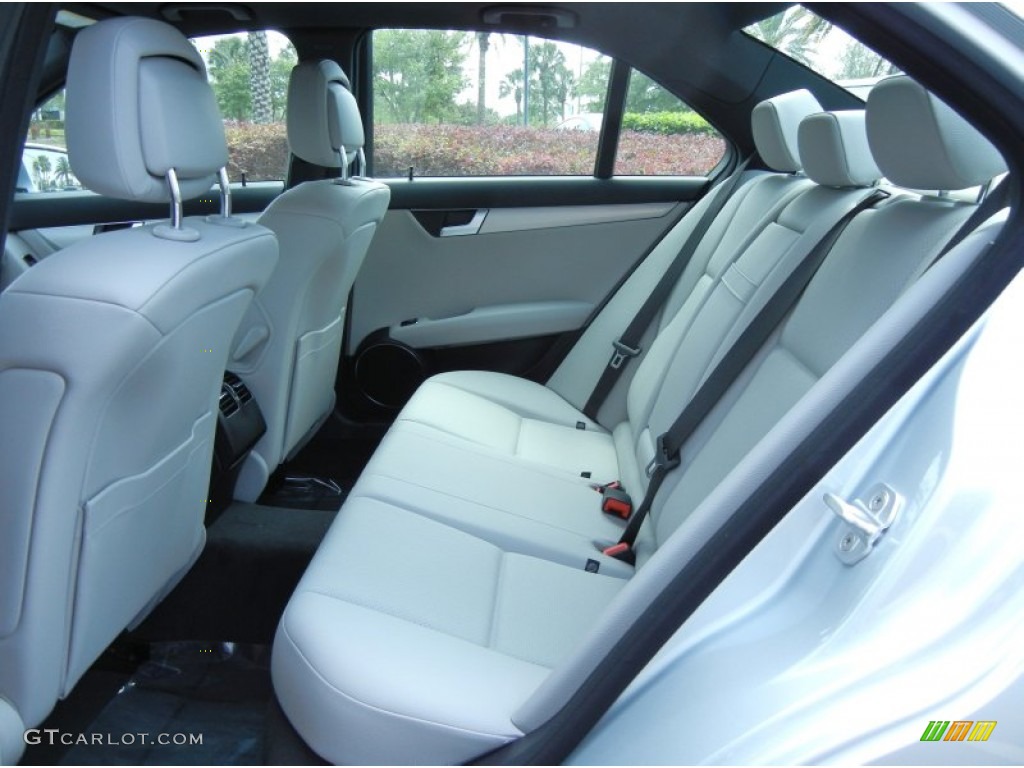 2013 Mercedes-Benz C 250 Sport Rear Seat Photo #78831677