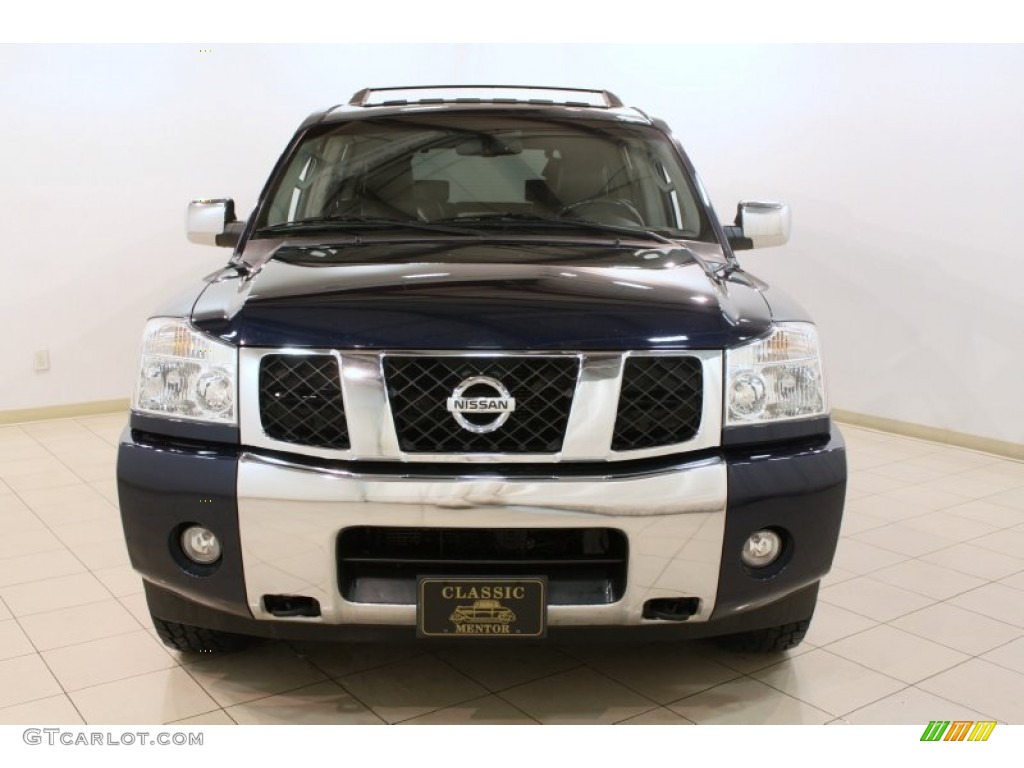 2006 Armada LE 4x4 - Majestic Blue / Graphite/Titanium photo #2