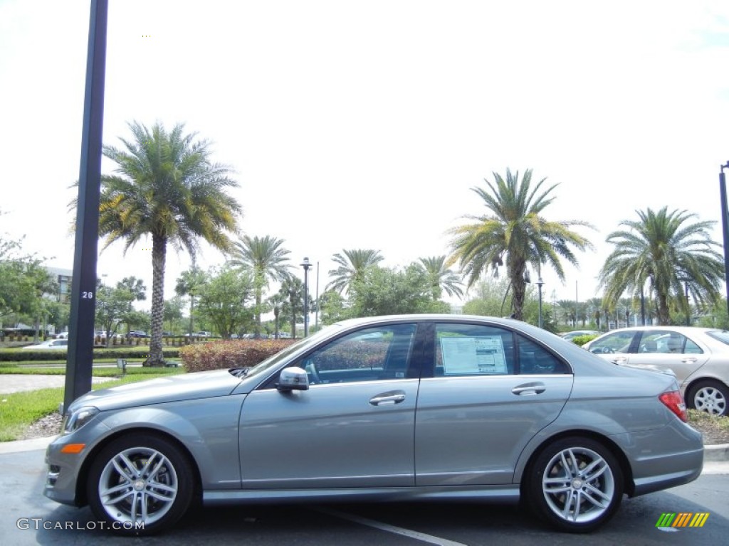 Palladium Silver Metallic 2013 Mercedes-Benz C 250 Sport Exterior Photo #78832660