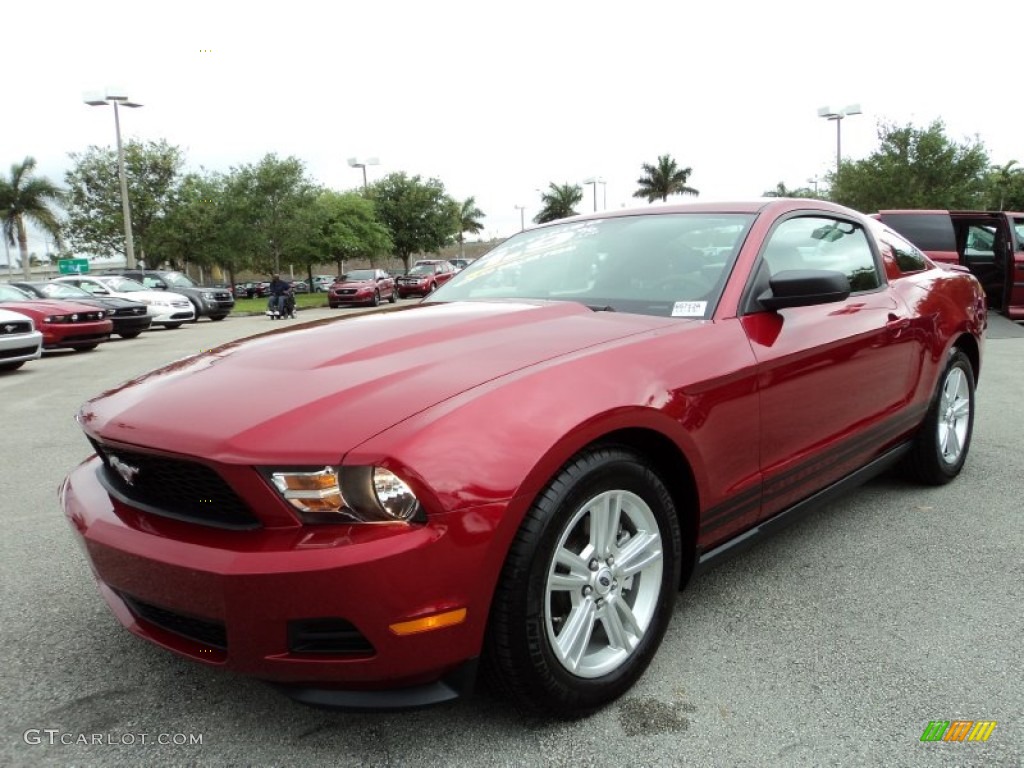 Red Candy Metallic 2012 Ford Mustang V6 Coupe Exterior Photo #78834556