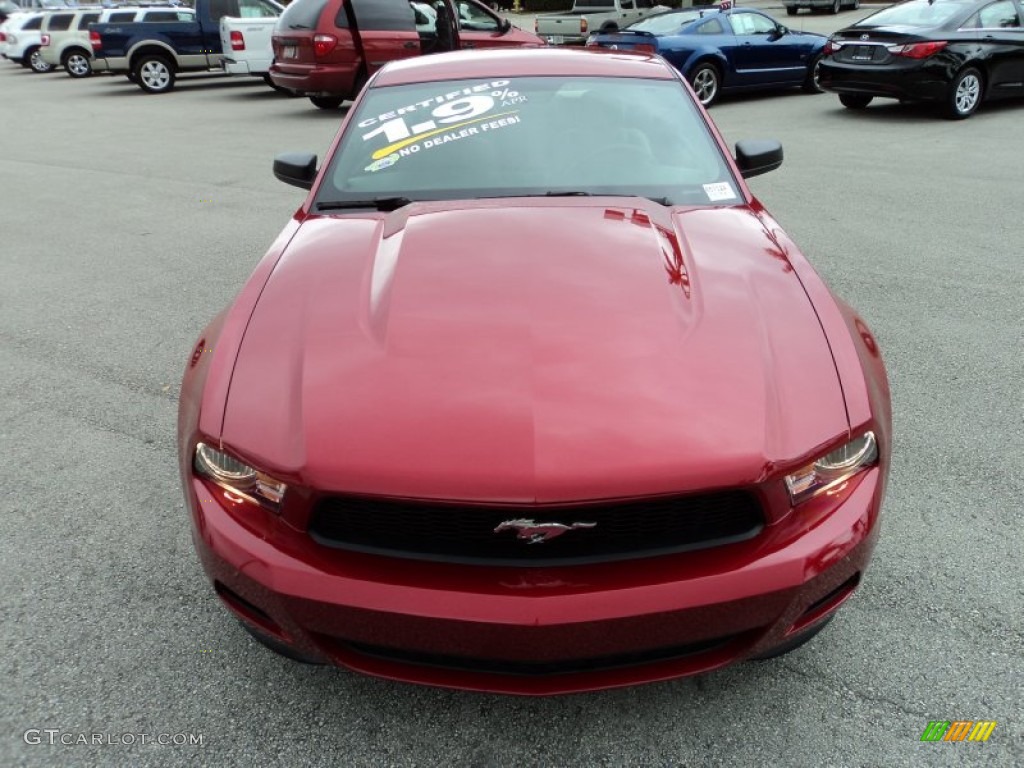 Red Candy Metallic 2012 Ford Mustang V6 Coupe Exterior Photo #78834615