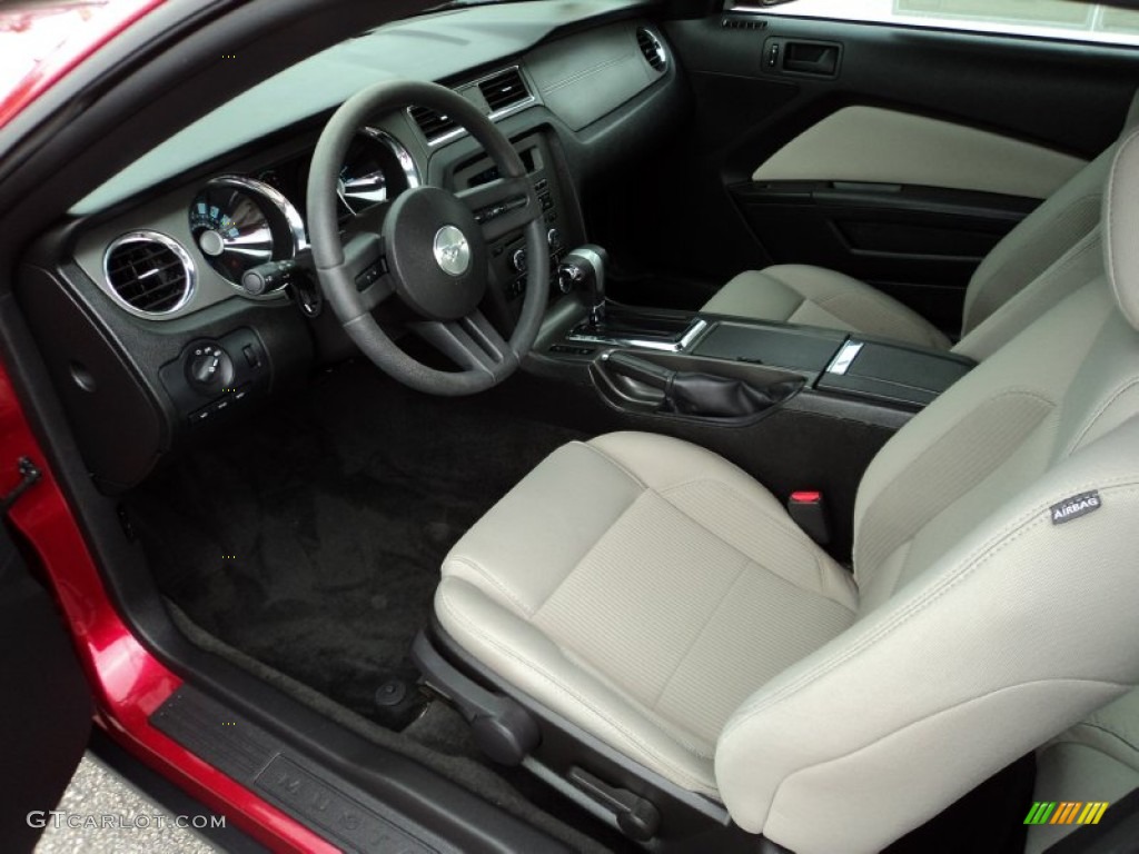 Stone Interior 2012 Ford Mustang V6 Coupe Photo #78834646