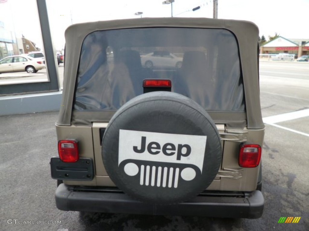 2004 Wrangler X 4x4 - Light Khaki Metallic / Khaki photo #6