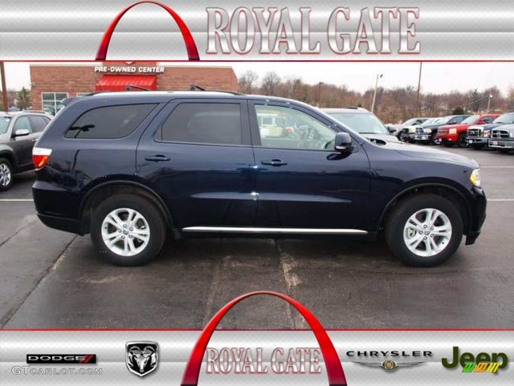 2011 Durango Crew 4x4 - Blackberry Pearl / Dark Graystone/Medium Graystone photo #1