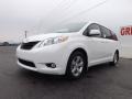 2013 Super White Toyota Sienna LE  photo #3