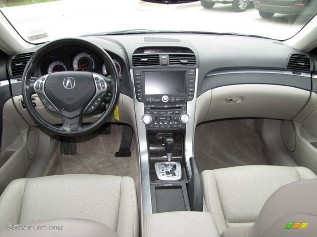 2008 Acura TL 3.2 Taupe Dashboard Photo #78836962