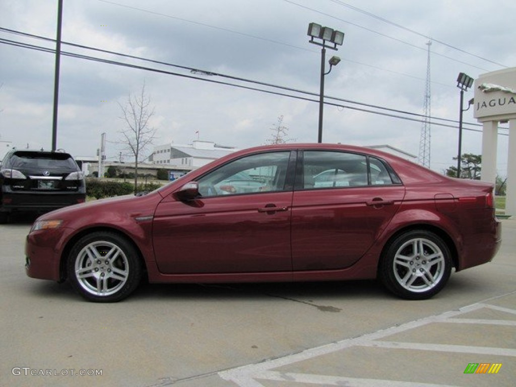 Moroccan Red Pearl 2008 Acura TL 3.2 Exterior Photo #78837025