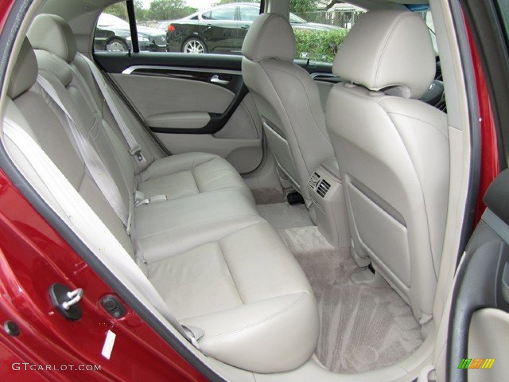 2008 Acura TL 3.2 Rear Seat Photo #78837372
