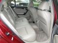 2008 Acura TL Taupe Interior Rear Seat Photo