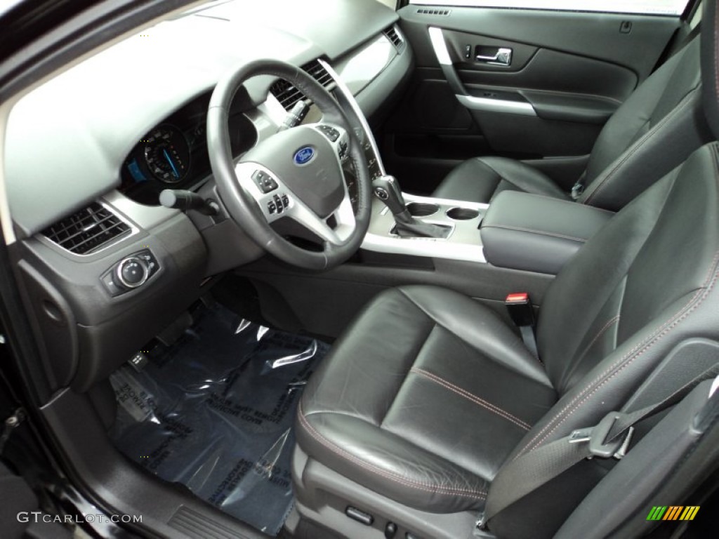 Charcoal Black Interior 2011 Ford Edge SEL Photo #78838114