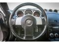 2006 Nissan 350Z Carbon Black Interior Steering Wheel Photo