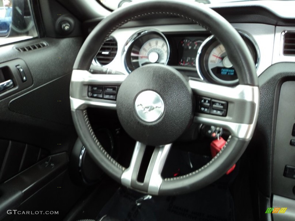 2010 Ford Mustang V6 Premium Coupe Steering Wheel Photos