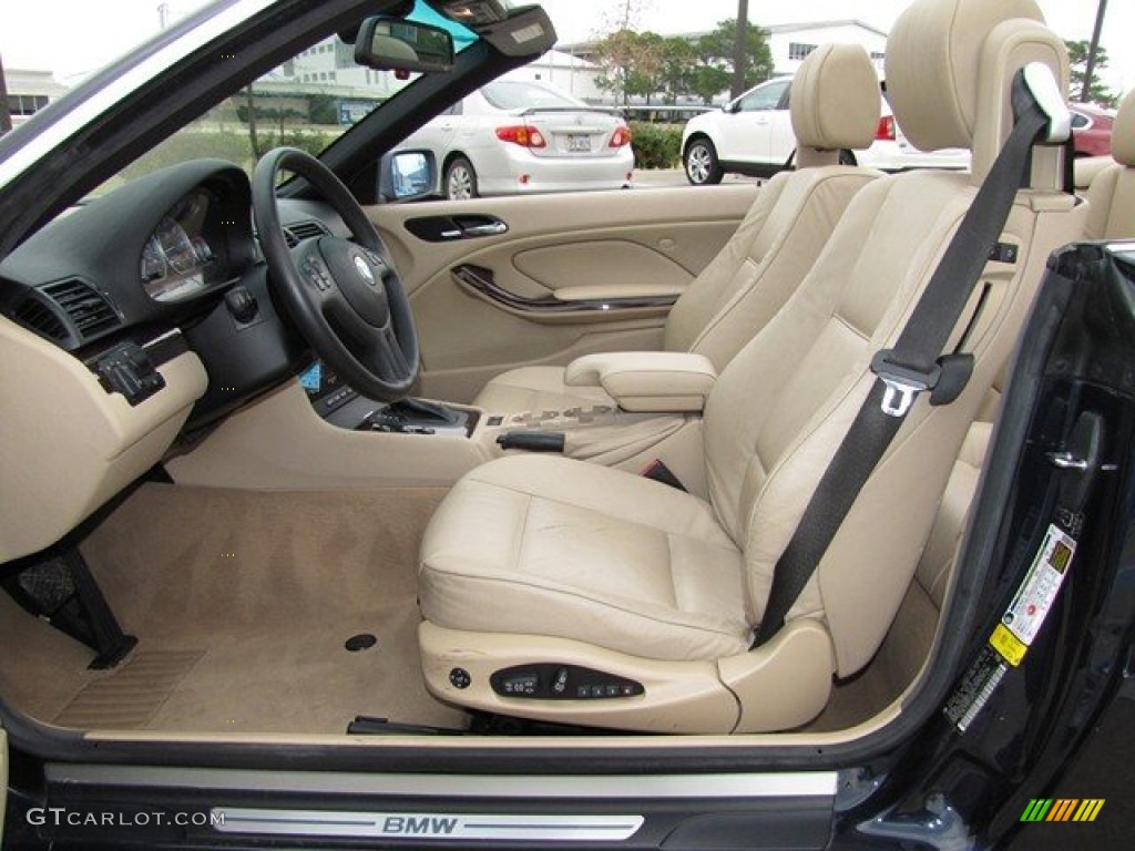 Beige Interior 2006 BMW 3 Series 330i Convertible Photo #78838778