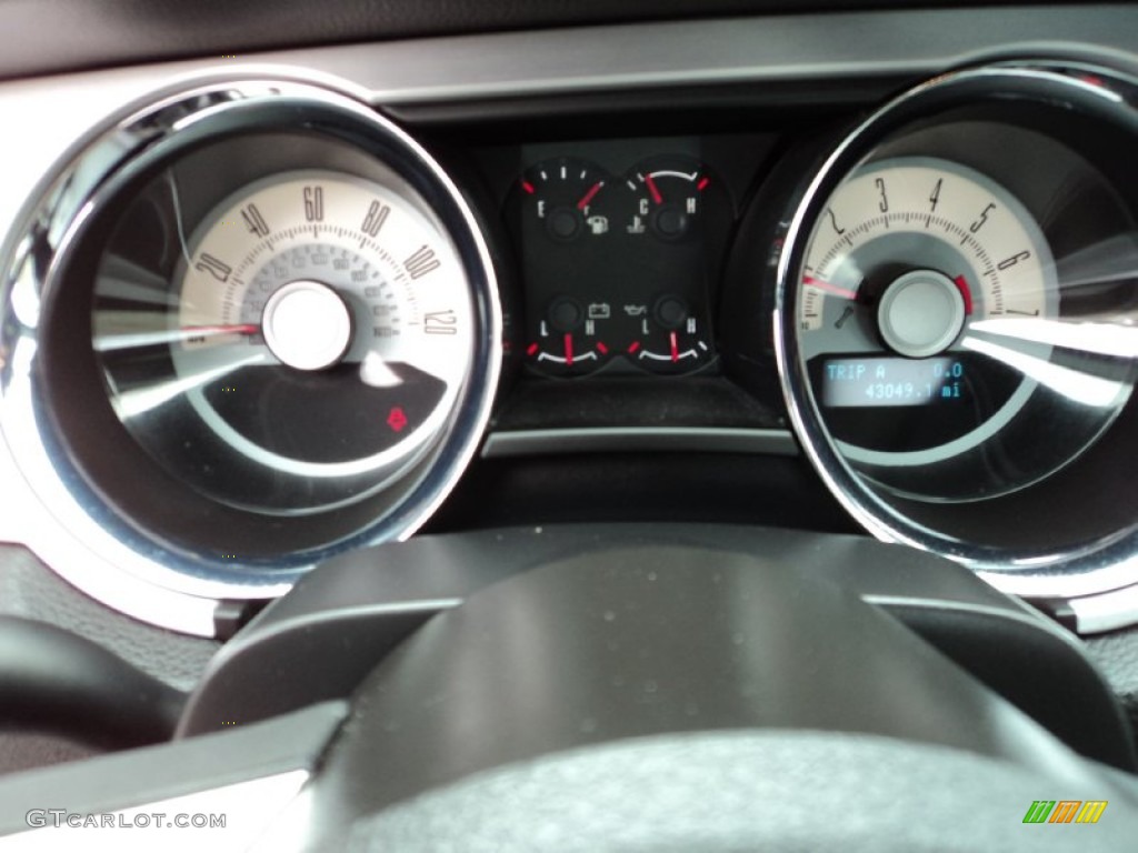 2010 Ford Mustang V6 Premium Coupe Gauges Photo #78838812