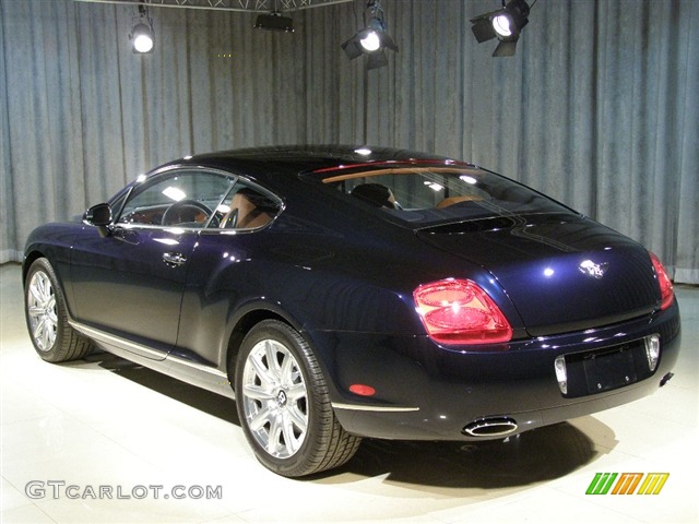 2007 Continental GT  - Dark Sapphire / Saddle photo #2