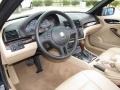 2006 BMW 3 Series Beige Interior Prime Interior Photo