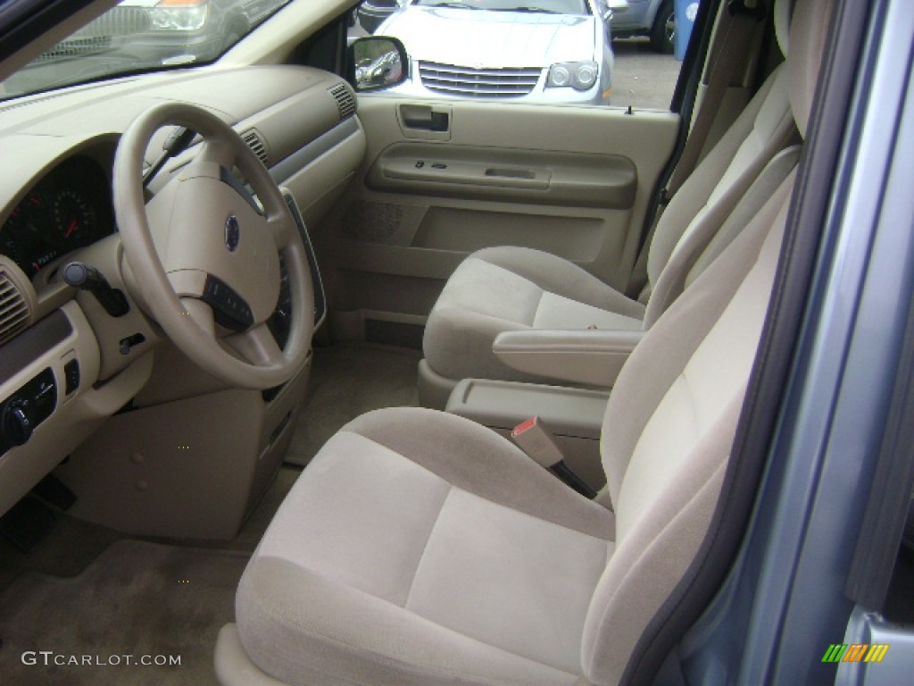 2004 Freestar SES - Medium Steel Blue Metallic / Pebble Beige photo #3