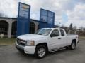 2007 Summit White Chevrolet Silverado 1500 LT Extended Cab 4x4  photo #1