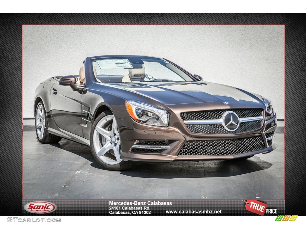 2013 SL 550 Roadster - Dolomite Brown Metallic / Beige/Brown photo #1