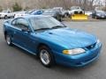 Bright Blue Metallic 1994 Ford Mustang V6 Coupe Exterior