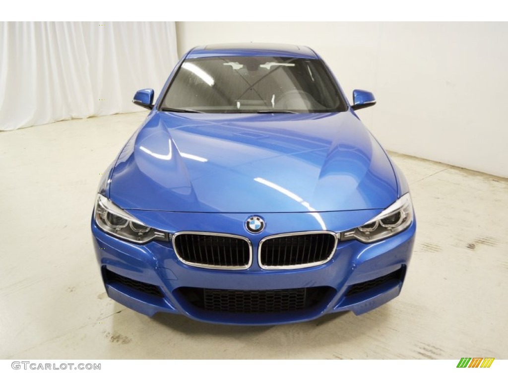 2013 3 Series 328i xDrive Sedan - Estoril Blue / Black photo #4