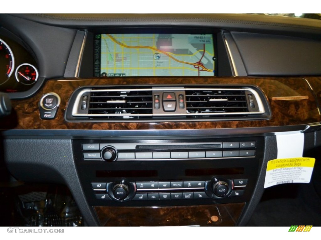 2013 7 Series 750i Sedan - Dark Graphite Metallic II / Black photo #7