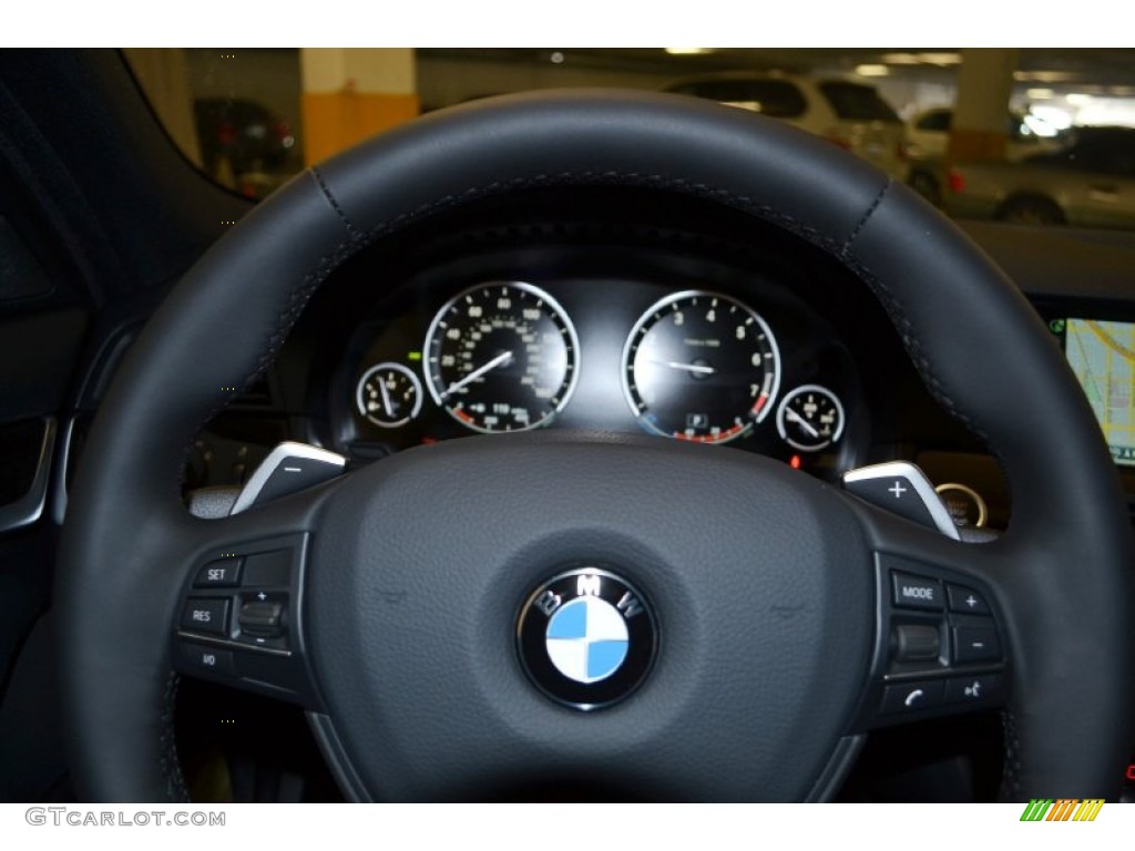 2013 5 Series 535i Sedan - Dark Graphite Metallic II / Black photo #9