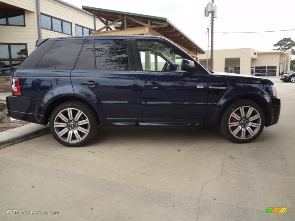 2013 Range Rover Sport Supercharged - Baltic Blue Metallic / Almond photo #10