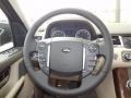 2013 Land Rover Range Rover Sport Almond Interior Steering Wheel Photo