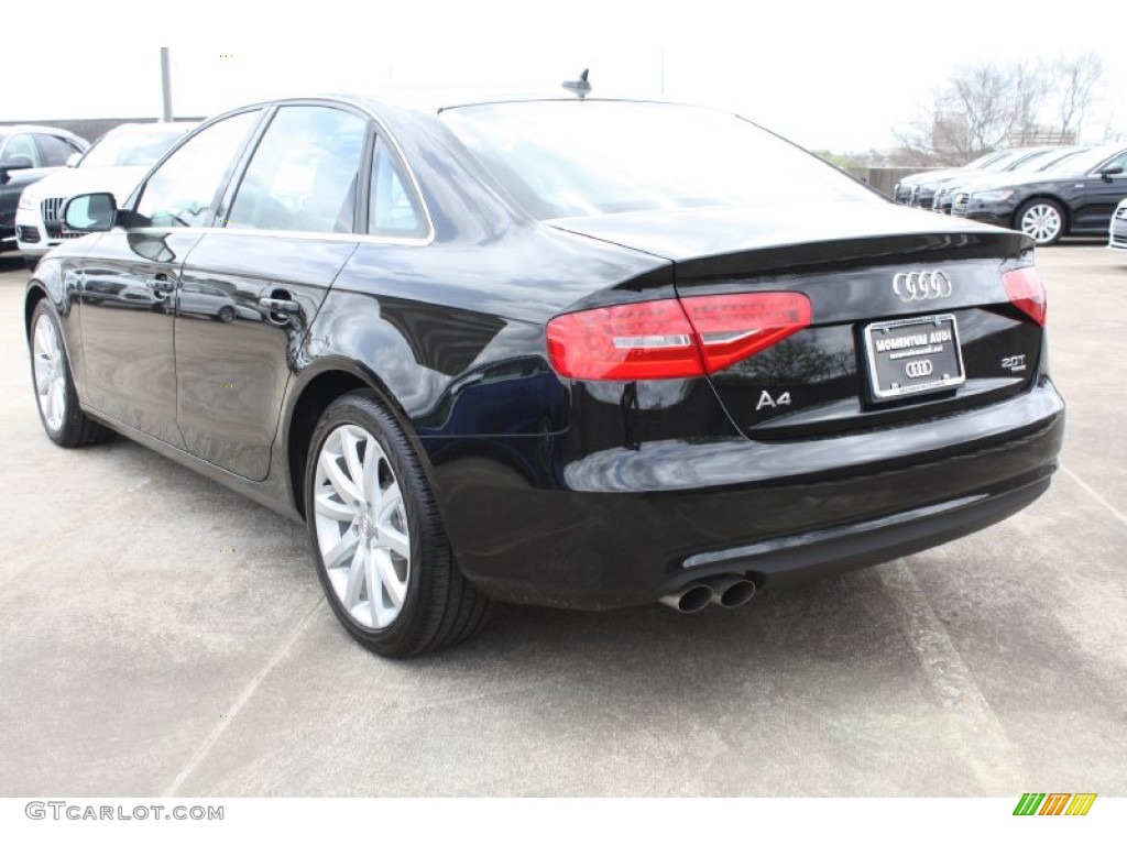 2013 A4 2.0T quattro Sedan - Brilliant Black / Black photo #6