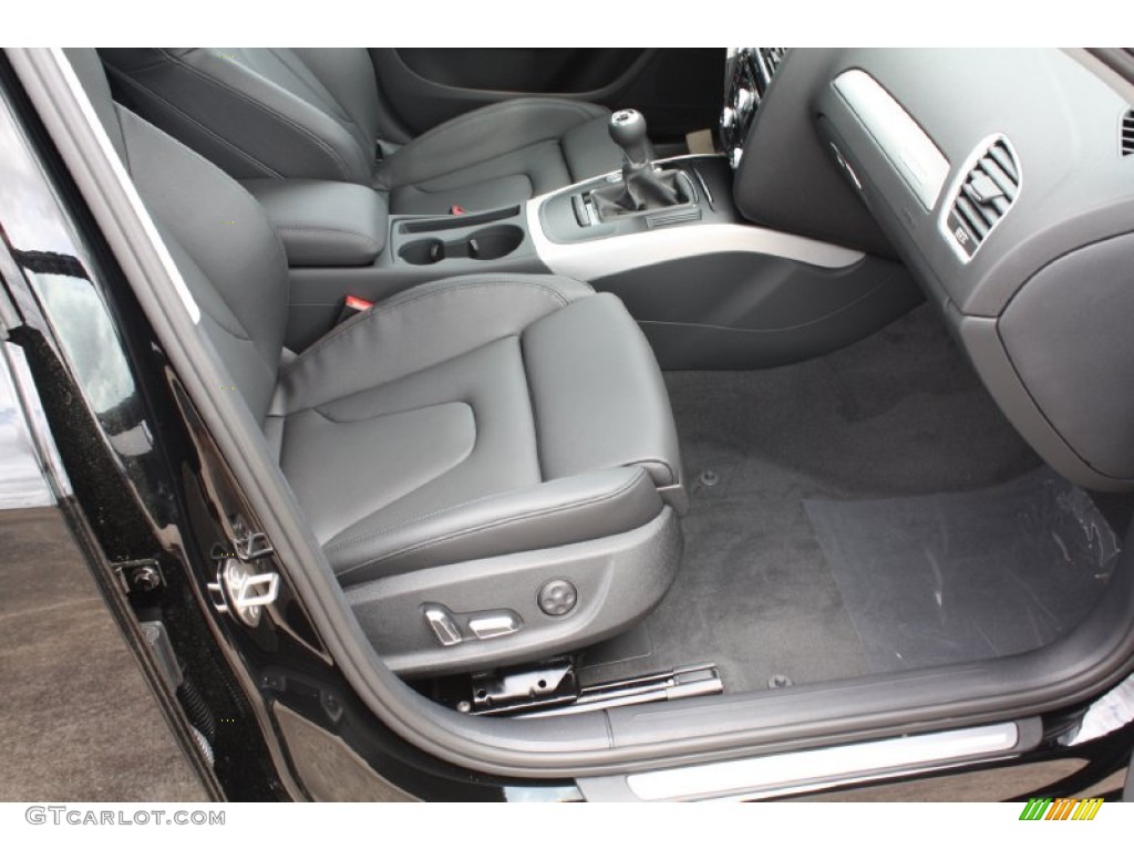 Black Interior 2013 Audi A4 2.0T quattro Sedan Photo #78842894