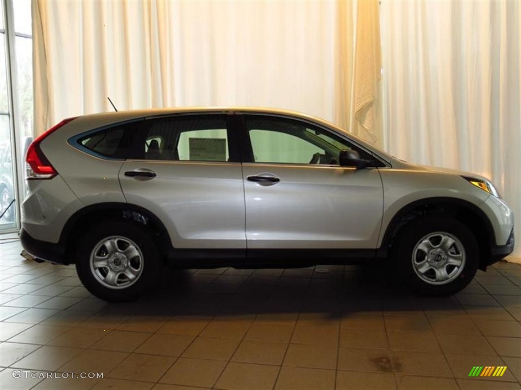 2013 CR-V LX - Alabaster Silver Metallic / Gray photo #2