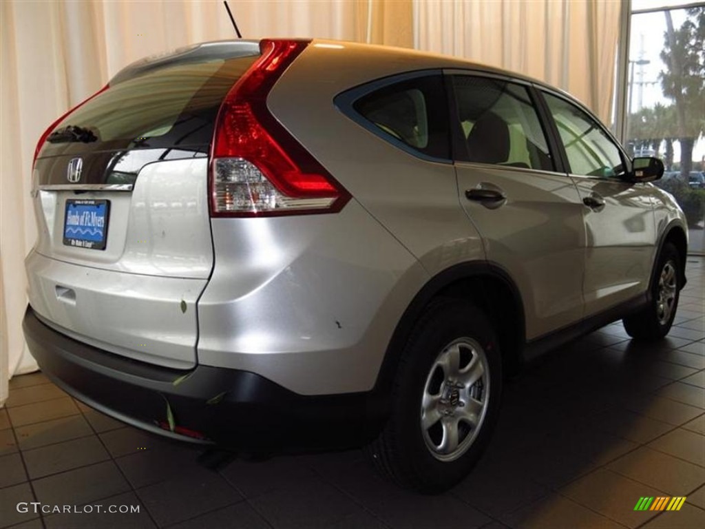 2013 CR-V LX - Alabaster Silver Metallic / Gray photo #3