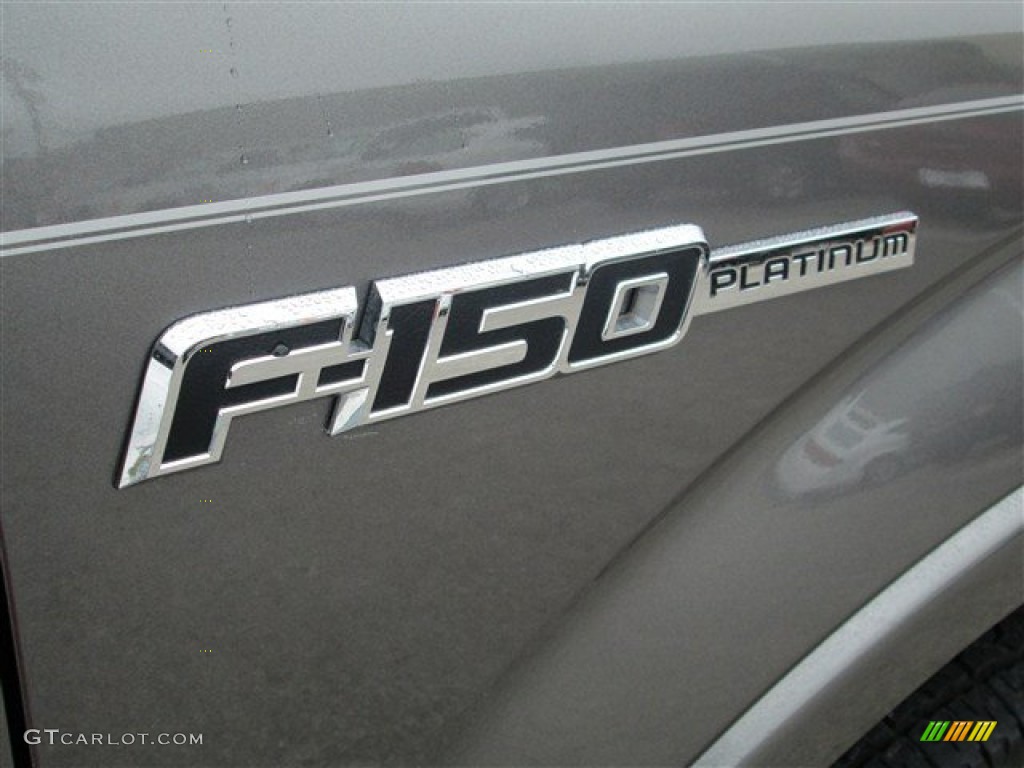 2010 F150 Platinum SuperCrew 4x4 - Sterling Grey Metallic / Sienna Brown Leather/Black photo #2