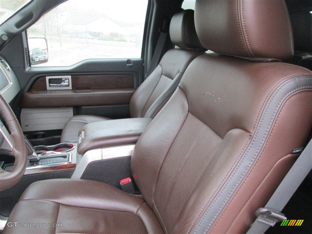 2010 F150 Platinum SuperCrew 4x4 - Sterling Grey Metallic / Sienna Brown Leather/Black photo #18