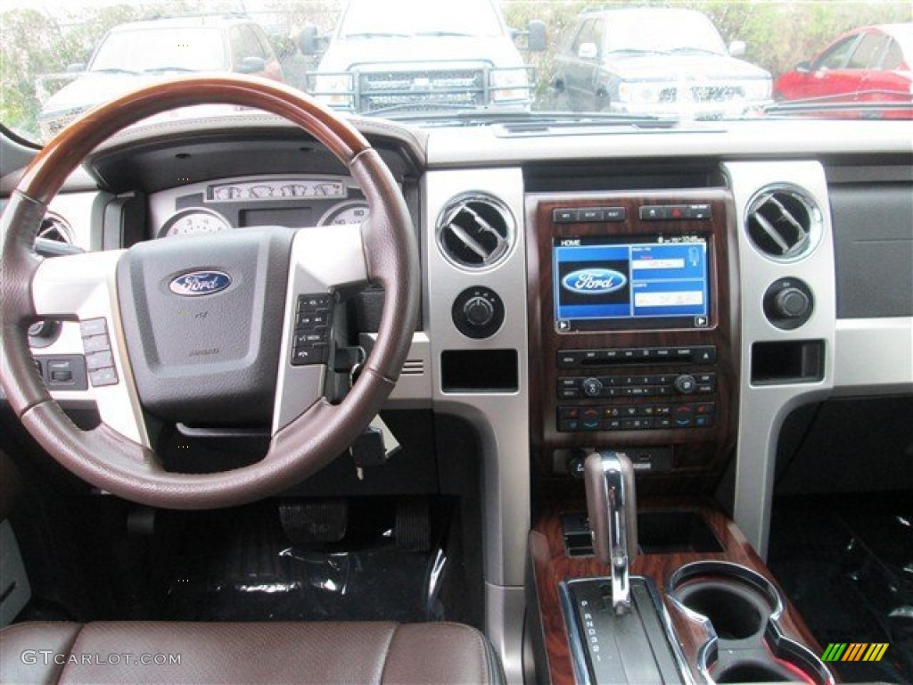 2010 F150 Platinum SuperCrew 4x4 - Sterling Grey Metallic / Sienna Brown Leather/Black photo #21