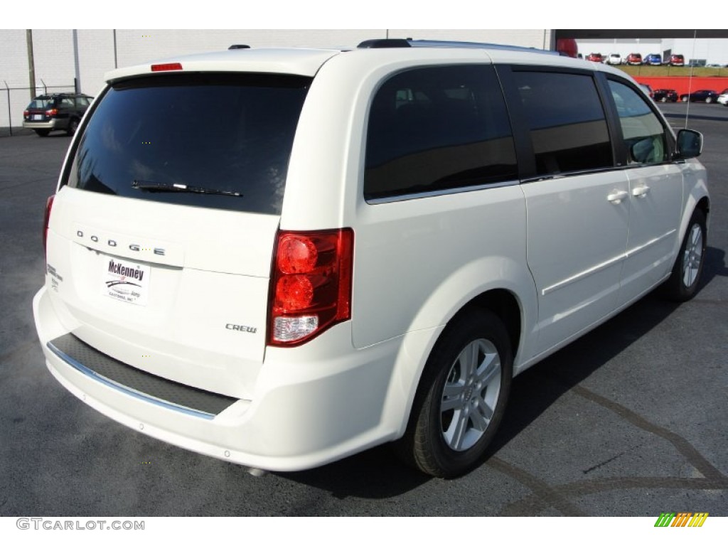 2013 Grand Caravan Crew - Stone White / Black/Light Graystone photo #5