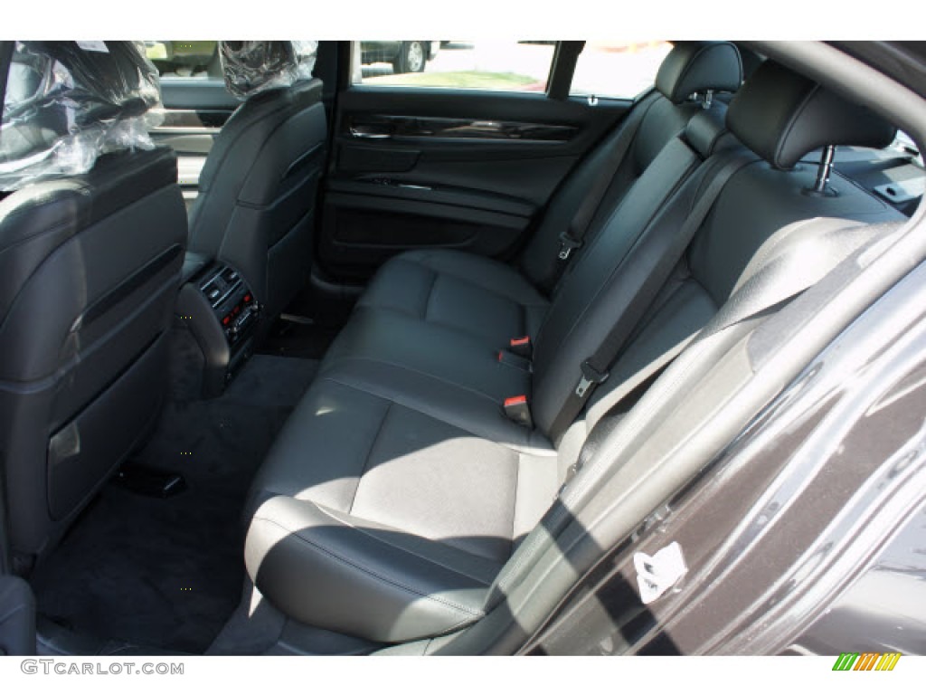 2013 7 Series 750i Sedan - Dark Graphite Metallic II / Black photo #6