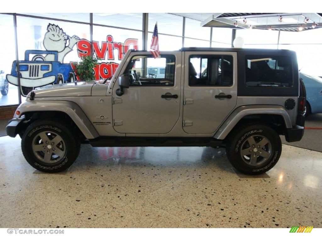 Billet Silver Metallic 2013 Jeep Wrangler Unlimited Oscar Mike Freedom Edition 4x4 Exterior Photo #78844816