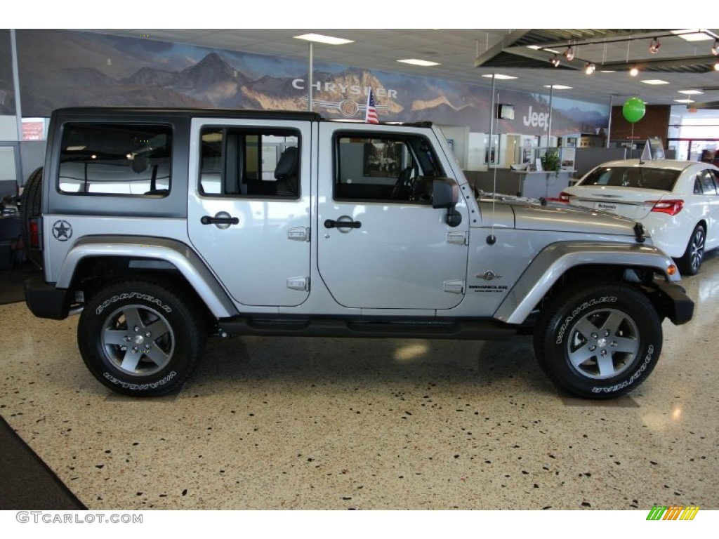 Billet Silver Metallic 2013 Jeep Wrangler Unlimited Oscar Mike Freedom Edition 4x4 Exterior Photo #78844844