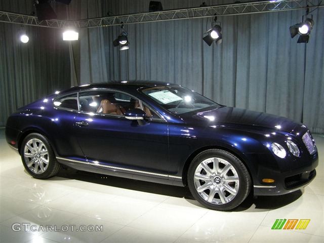 2007 Continental GT  - Dark Sapphire / Saddle photo #3
