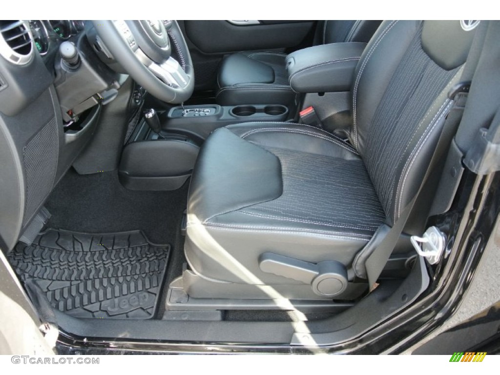 Freedom Edition Black/Silver Interior 2013 Jeep Wrangler Oscar Mike Freedom Edition 4x4 Photo #78845288