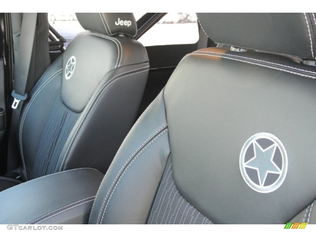 Freedom Edition Black/Silver Interior 2013 Jeep Wrangler Oscar Mike Freedom Edition 4x4 Photo #78845297