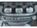 2013 Jeep Wrangler Freedom Edition Black/Silver Interior Controls Photo
