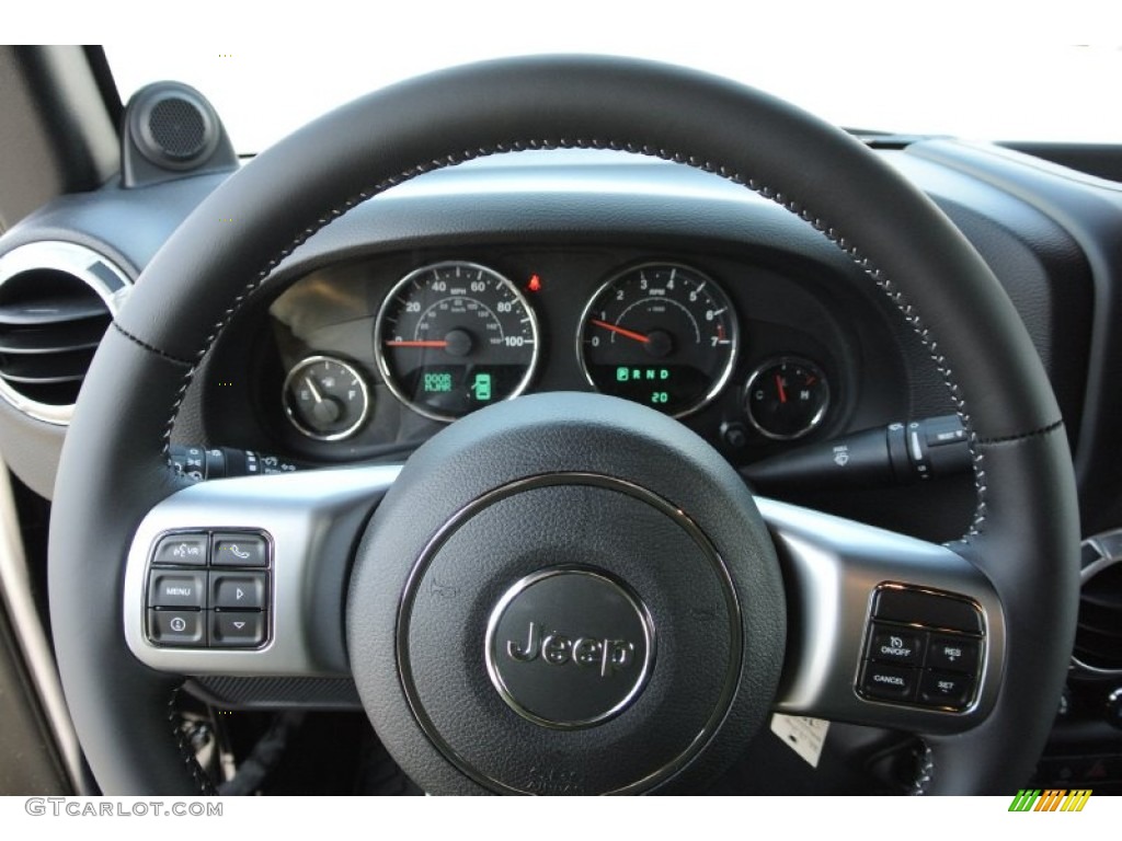 2013 Jeep Wrangler Oscar Mike Freedom Edition 4x4 Steering Wheel Photos