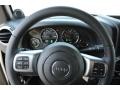 2013 Jeep Wrangler Freedom Edition Black/Silver Interior Steering Wheel Photo